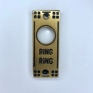 Anthropologie Brass Ring Ring Doorbell Cover
